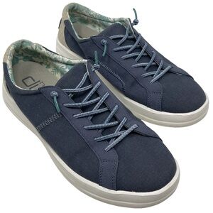 Hey Dude “Karina” Natural Lichen Blue & Tan Slip-On Shoes Women's Size 9